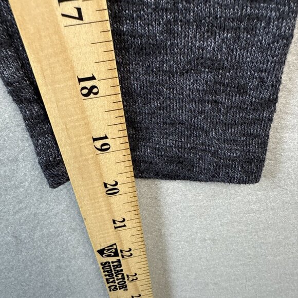 Juicy Couture Simple V-Neck Pullover Womens M Sweater Long Sleeve Heather Gray - Picture 6 of 9